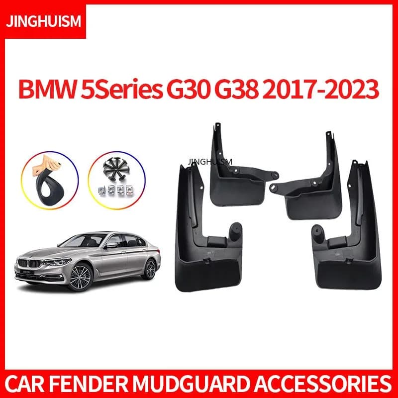 For BMW 5Series G30 G38 2017-2023 Car Tire Mud Flaps Auto Accessories Vehicle Exterior Customization Weatherproof Protection