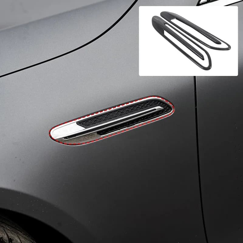 Side Fender Air Vent Trim Cover Real Carbon Fiber Front Fender Vent Cover Car Accessories For Mercedes-Benz AMG GT50 GT63 X290