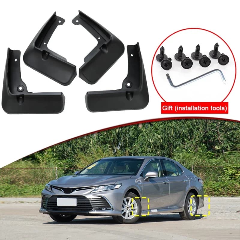 Car Styling For Toyota Camry XV70 2018-2023 ABS Car Mud Flaps Splash Guard Mudguards MudFlaps Front Rear Fender Auto Accessories