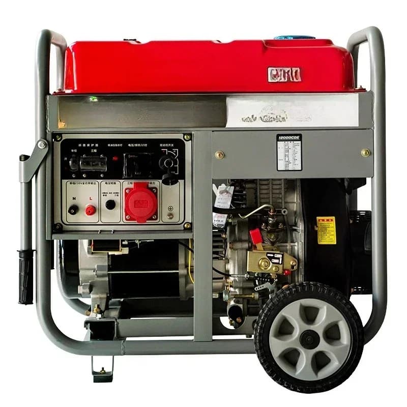 Diesel free and decompression oversized fuel tank 8kw10 kW 220v380 volts dual-voltage generator set