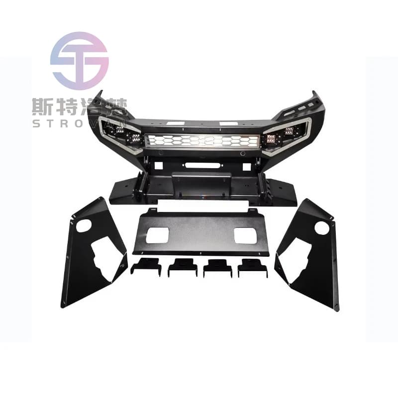Deluxe 4x4 Steel Front Bumper Bull Bar for Pajero Sport 2020+ Montero Sport