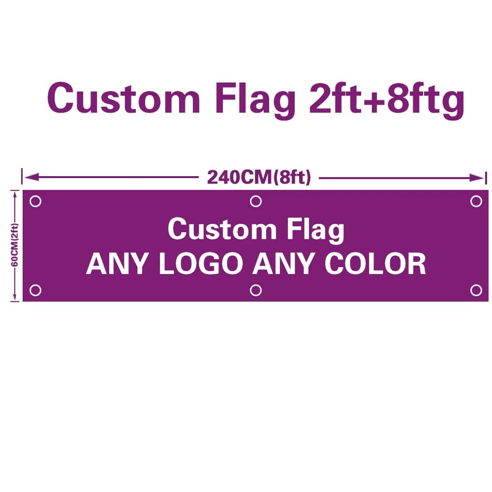 aerlxemrbrae  60X240cm Custom Banner Any Car Motorcycle Flag Polyester Printed Garage or Outdoor Decoration