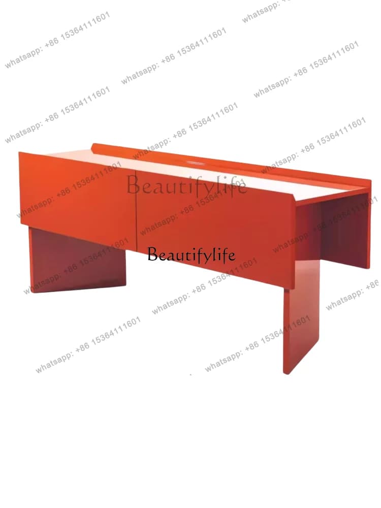 13Nordic Paint Hallway Solid Wood Sideboard Modern Minimalist Decoration Storage Locker