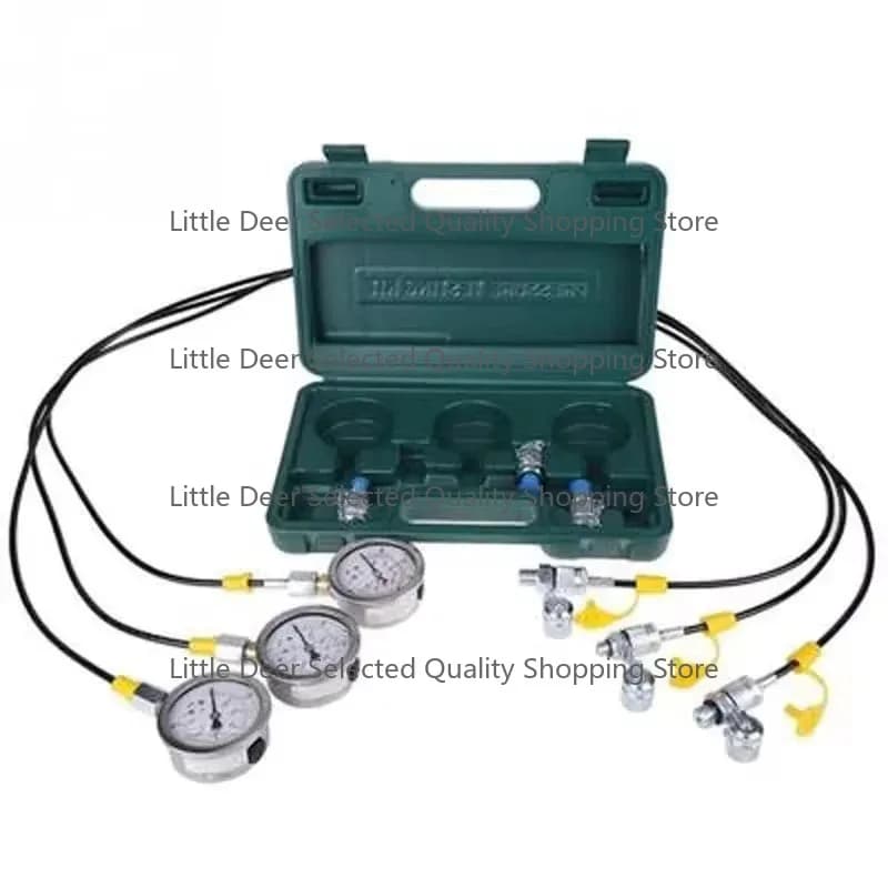 35ED Hydraulic Tester 250/400/600bar Hydraulic Pressure Test Kit Hydraulic Gauge Kit for  Construction Machinery NEW