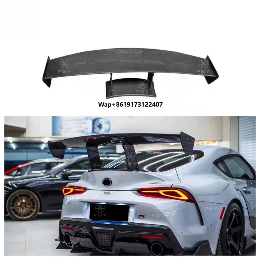 VS Hot Style Carbon Fiber Large Rear Wing Trunk Spoiler for  GR Supra A90 2029-2022