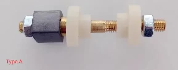 5PCS Carbide，12*12*12*ID6，YG8 Conductive Block for WEDM Wire Cutting Machine,Power Feed Contact， L12*W12*H12*Hole 6，with rod