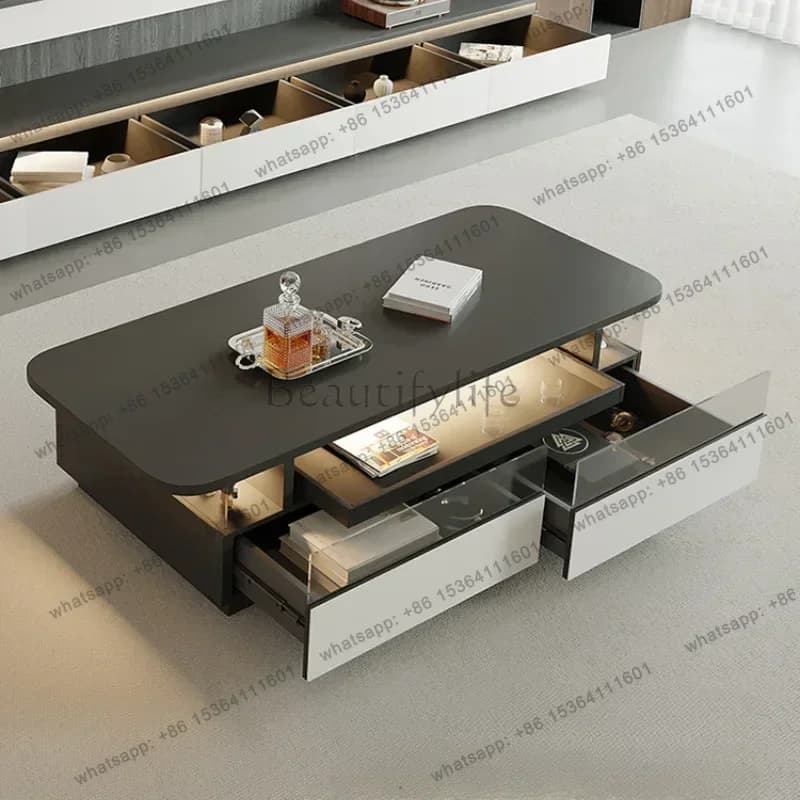 LD Moving Writing Coffee Table Decoration Luxury Modern Living Room Designer Books   Kitchen Couchtisch Home Furniture