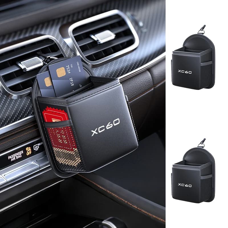 Car Air Vent Storage Box Phone Holder Sunglasses Bag Auto Accessories For Volvo XC60 XC40 XC70 XC90 V40 V60 V90 S60 S80 S90