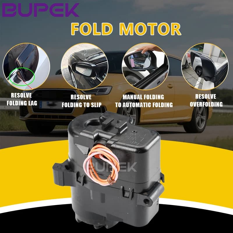 BUPEK  For Lexus GX460 Toyota Alphard MK2 Fj Cruiser Land Cruiser 4700 Car Rear Mirror Electric Fold Folding Motor  kits parts