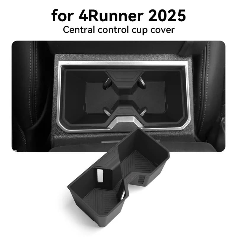 For 25 TOYOTA 4Runner central control water cup seat covers, anti slip pads, automotive specific products