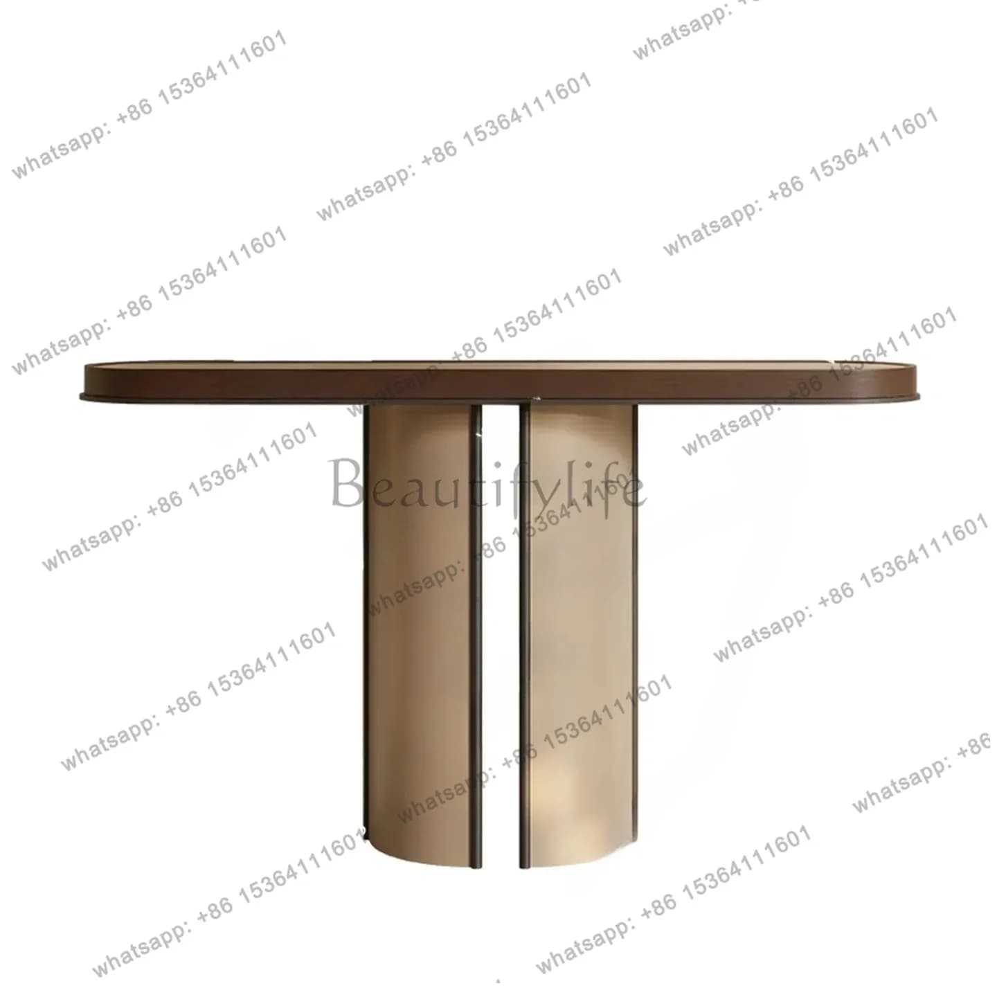 YJ  Advanced Entrance Table Decorative Cabinet Italian Minimalist Living Room Creative Art Corridor Entrance Entrance Platform