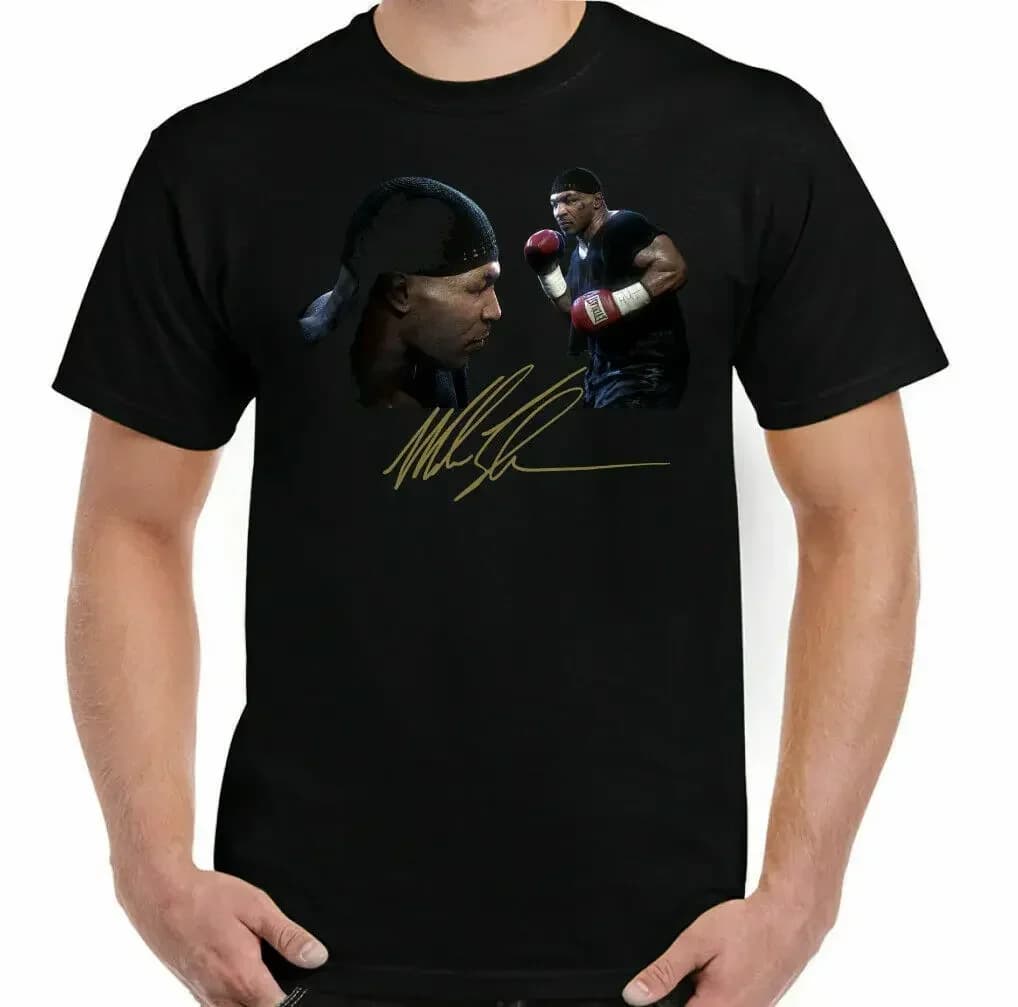 Boxing Legend Heavyweight  Mike Tyson Boxing Fans T-Shirt 100% Cotton O-Neck Summer Short Sleeve Casual Mens T-shirt
