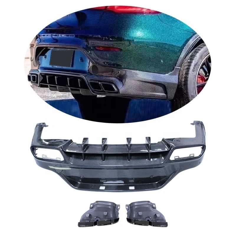Carbon Fiber TC Style Rear Diffuser Bumper Lip For 2016-2020 Vehicle Models