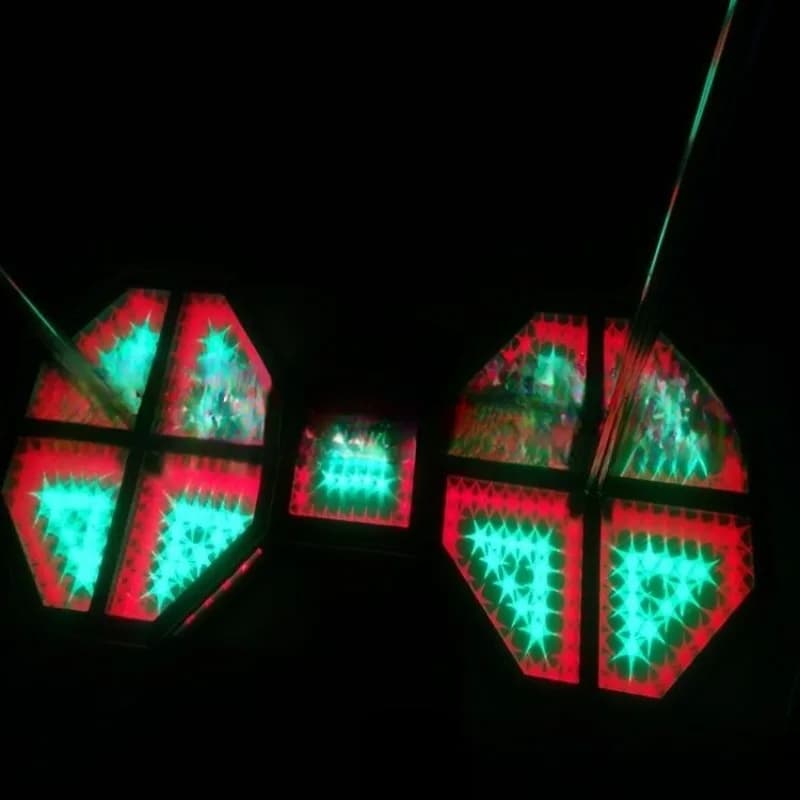 Mobile bar point stage illuminating beautiful woman ds point jumping platform gogo jumping stage props