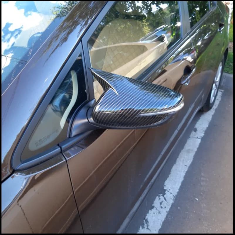 Car Styling For Kia Cerato Forte 2014-2017 K3 Door Side Rearview Mirror Cover With Horn Auto Parts Accessories