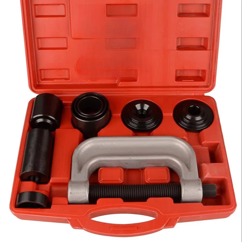 10PCS Ball Joint Press & U Joint Removal Tool Kit with 4x4 Adapters for Most 2WD and 4WD Cars and Light Trucks