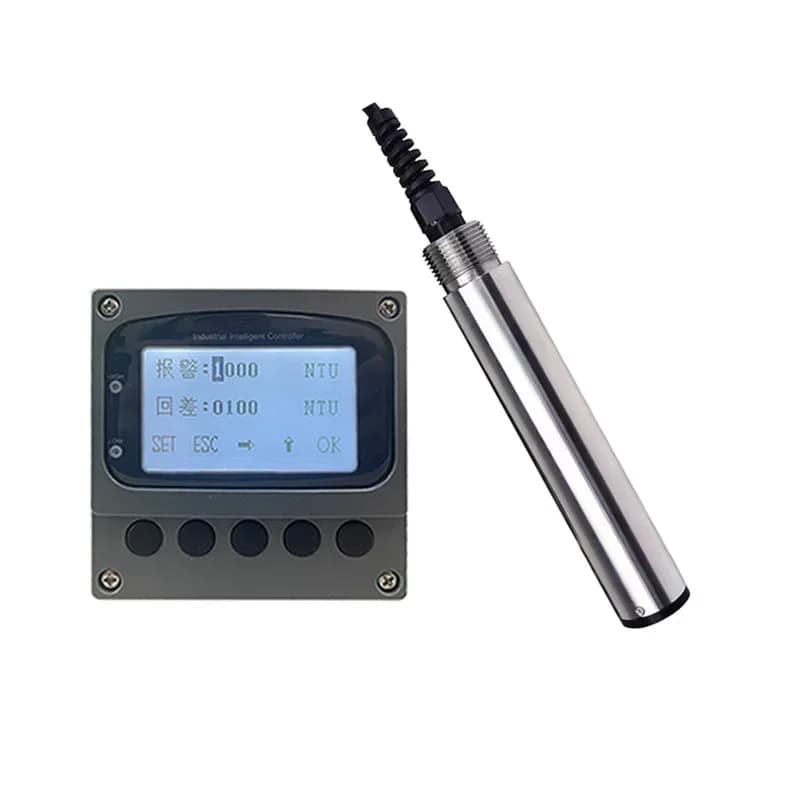 High-precision online water quality turbidity sensor electrode probe sludge concentration meter suspended solids