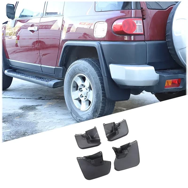 For Toyota FJ Cruiser 2007-2021 Mudguards Replacement Parts Wheel Fender Sand Control Baffle Exterior Modification Accessories