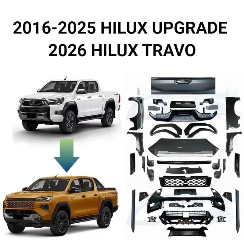 High Quality REVO ROCCO GR SPORT Style Body Kit Side Step Car Lamps Exterior Facelift Upgrade Accessories Fit for Hilux Travo