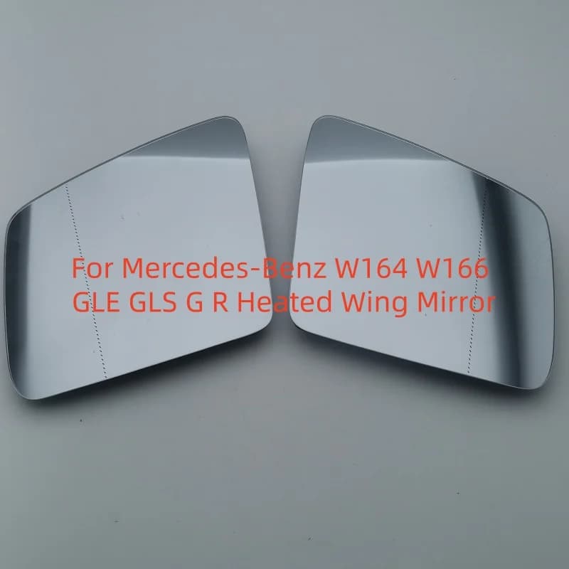 For Mercedes-Benz W164 W166 GLE GLS G R Heated Wing Mirror Door Side Mirror Lens with Heating Auto Replacement