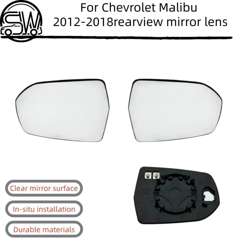 For Chevrolet Malibu 2012-2018 Left Right Side Heated Wing Mirror Glass Lens