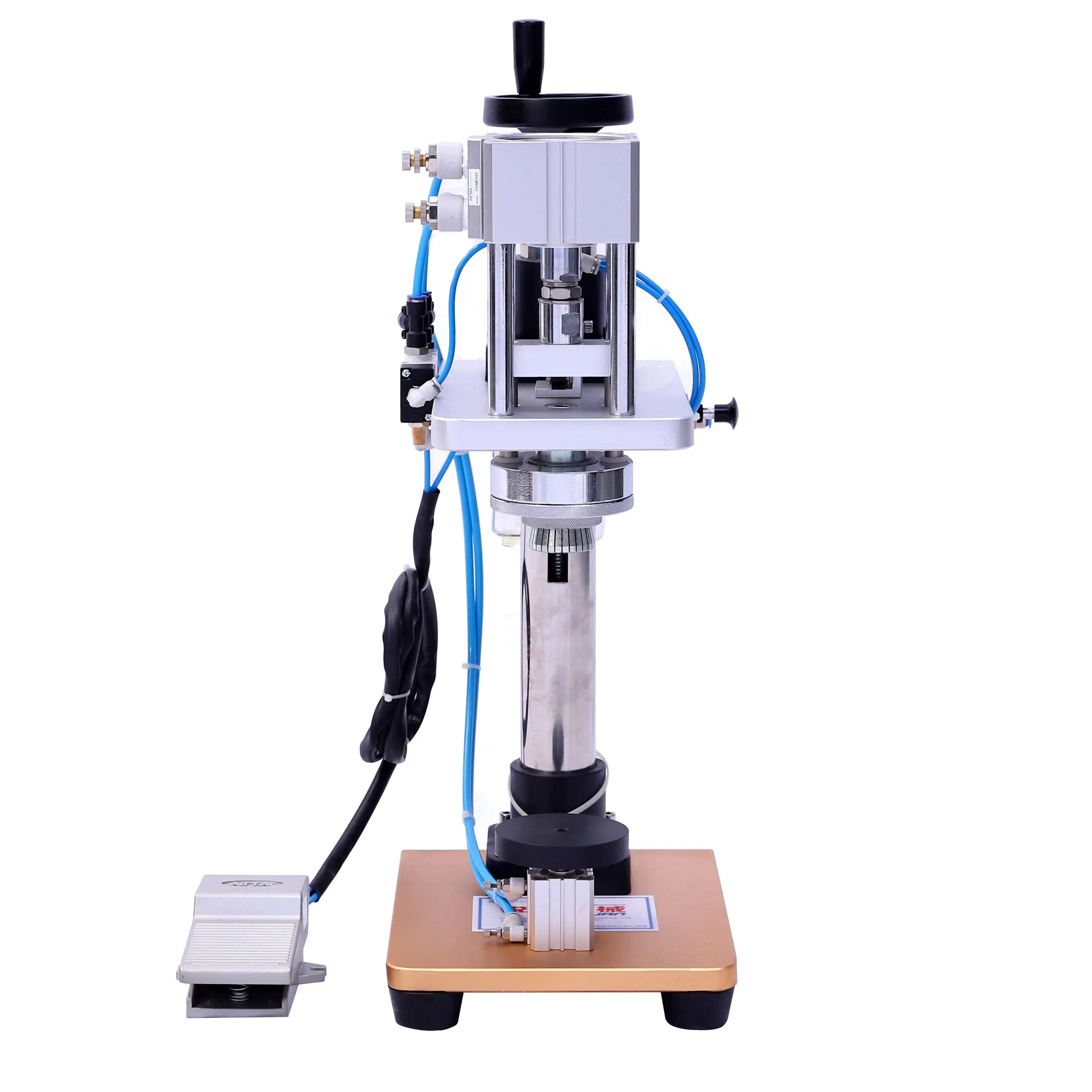 Manual pneumatic perfume binding machine for  production equipment