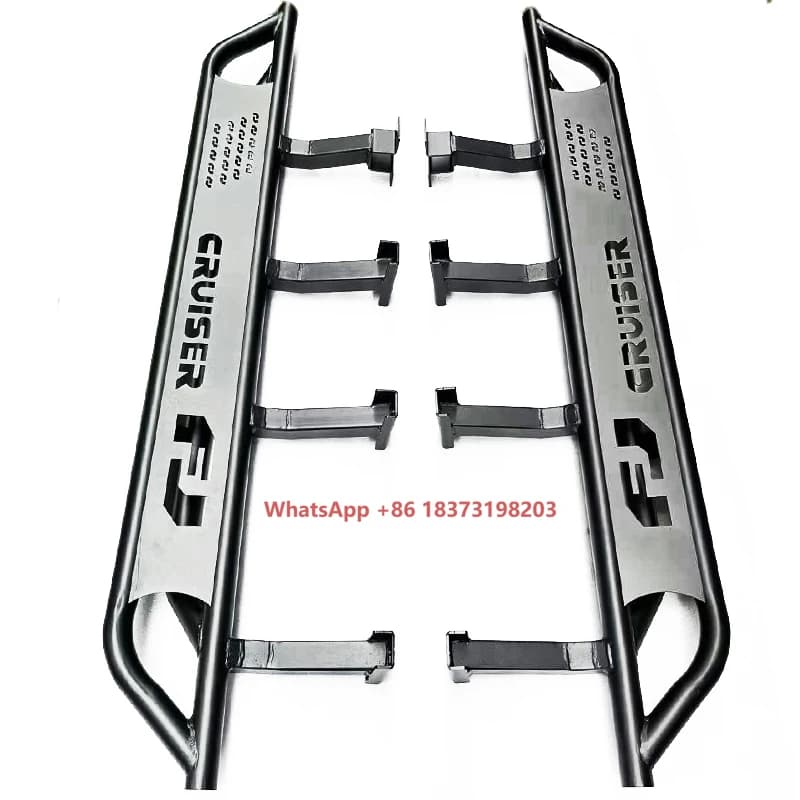 High-quality Car Steel Material Foot Pedal Step on and Off Foot Pedal Body Anti-collision Side Step for FJ Cruiser