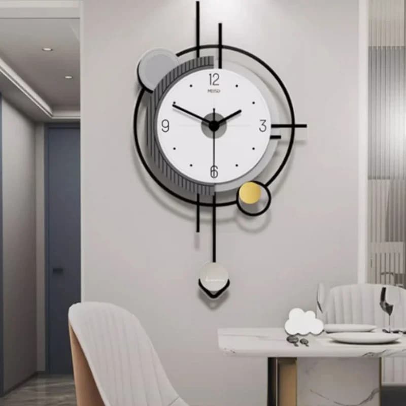 Fancy Unique Nordic Wall Clock Aesthetic Unique Pictures Needle Wall Clocks Designer Minimalist Relogio De Paredelive Room Decor