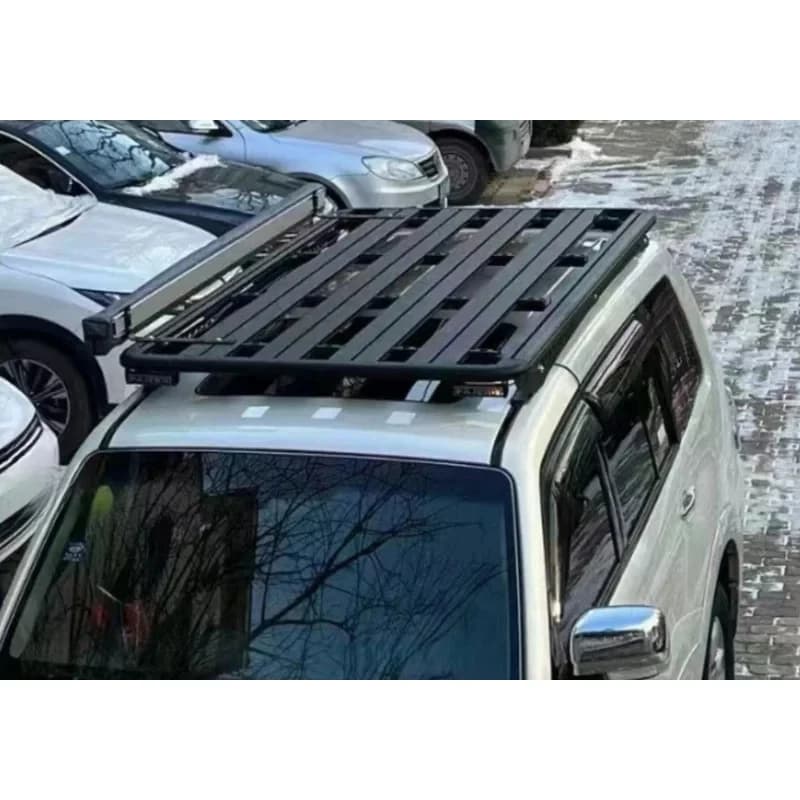 High-quality New Carbon Black Aluminum Alloy Roof Lage Rack with ove 100kg Capacity