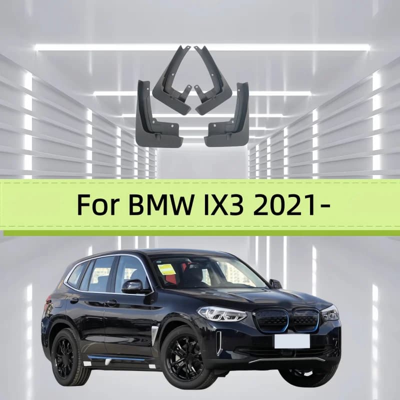 Car Mud Flaps Fender For BMW IX3 2021- Front And Rear Wheels Mudflaps Splash Guard Protection Accessories