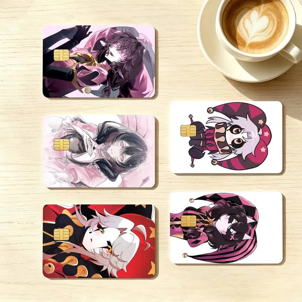 Cartoon The Freak Circus  Credit Card HD Stickers Small Chip Waterproof Sticker Game Card Decal Gift