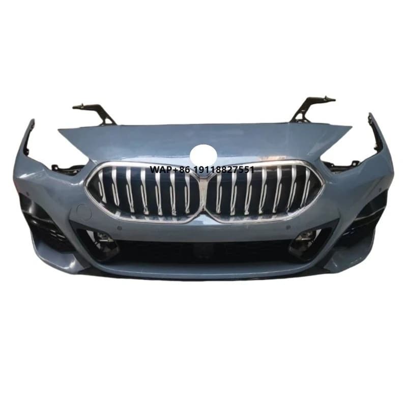 For 2 Series F44 Front Surround Bumper Bolt-On Black for M235i/218i/225i/220d Models-Universal Fitment