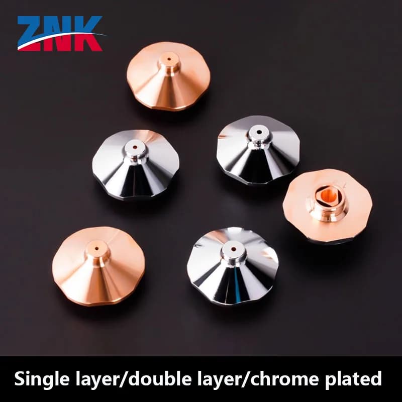 10 Pcs/box Laser Nozzle Small Pacifier MCSB Inner Step High-power Raised High-speed Cutting Nozzle Carbon Steel Cutting Nozzle