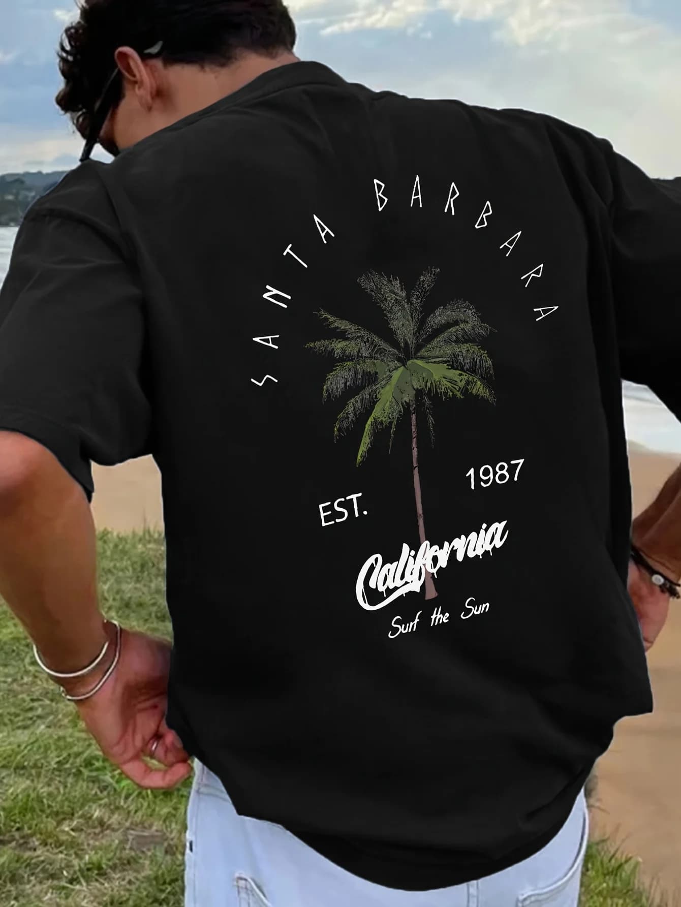 Coconut Tree T Shirt 2026 New Vacation Graphic Cotton Blend Men Women Unisex Oversized Heavyweight Vintage Summer Casual Tops