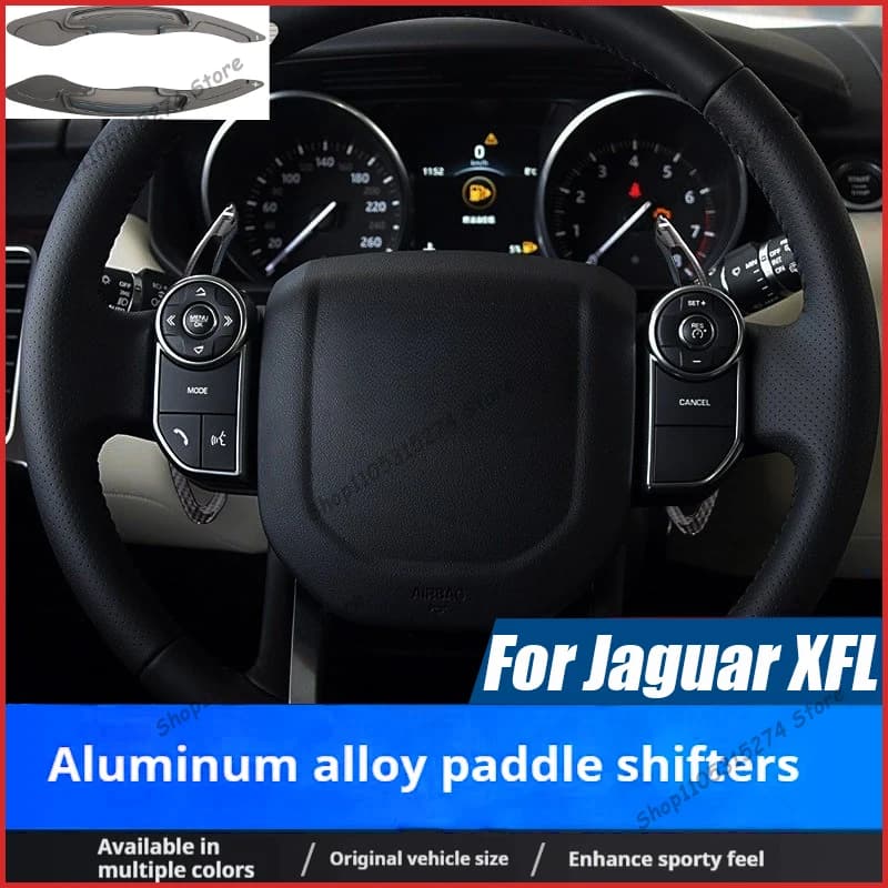 Suitable for Jaguar XFL Shift Paddles XEF-PACE F-TYPE Carbon Fiber Steering Wheel Paddle Interior Modification