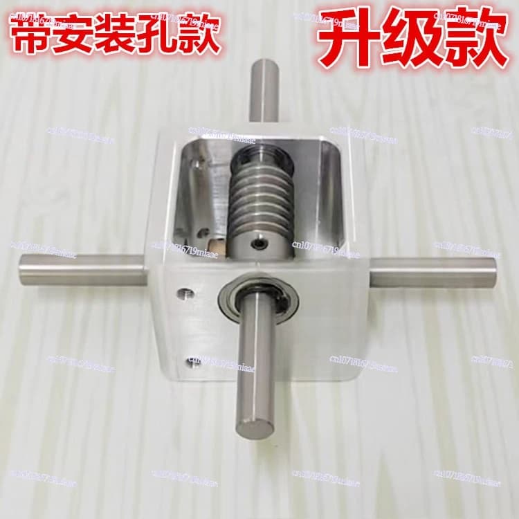 90 degree right angle reversing gearbox 1 to 20 corner worm gear reduction small gearbox