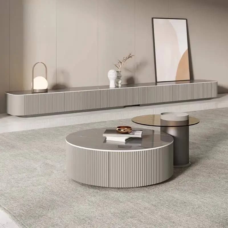 Modern Long Tv Cabinet European Decoration Gray Storage Nordic Tv Cabinet Unique Vintage Luxury Muebles De Sala Furniture Home