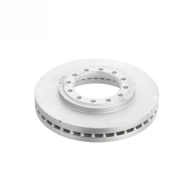 Replacement of front brake discs for commercial trucks