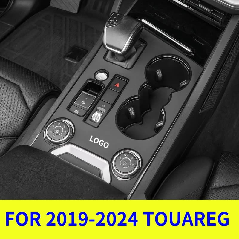For VW Touareg 2019-2026 shift center control shift panel protection pad automotive supplies interior decoration modification