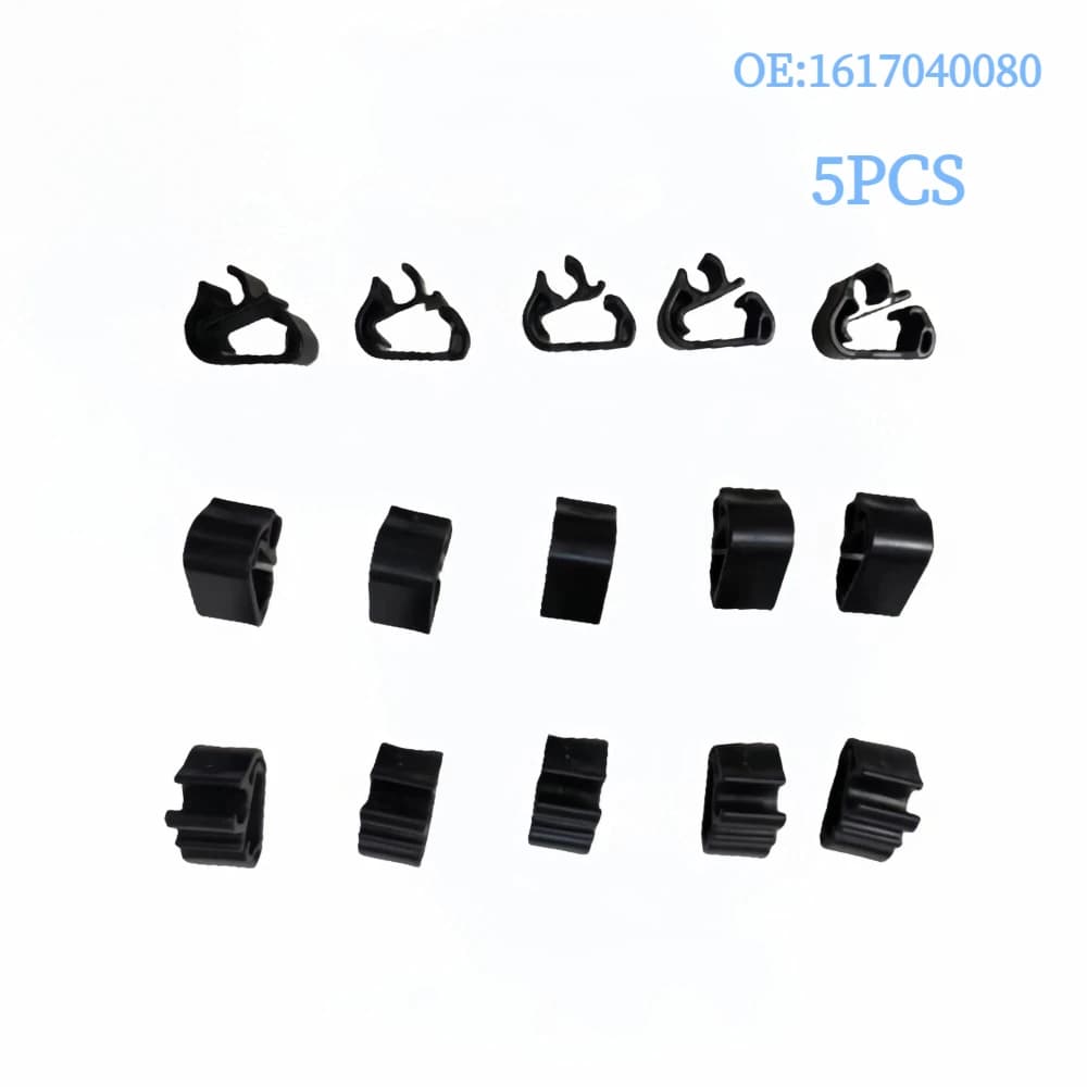 5PCS Wiper Arm Spray Hose Clip 1617040080 For Peugeot 3008 (P84) 5008 (P87) 408x for Citroen C5 Aircross C5x Car Accessory Part