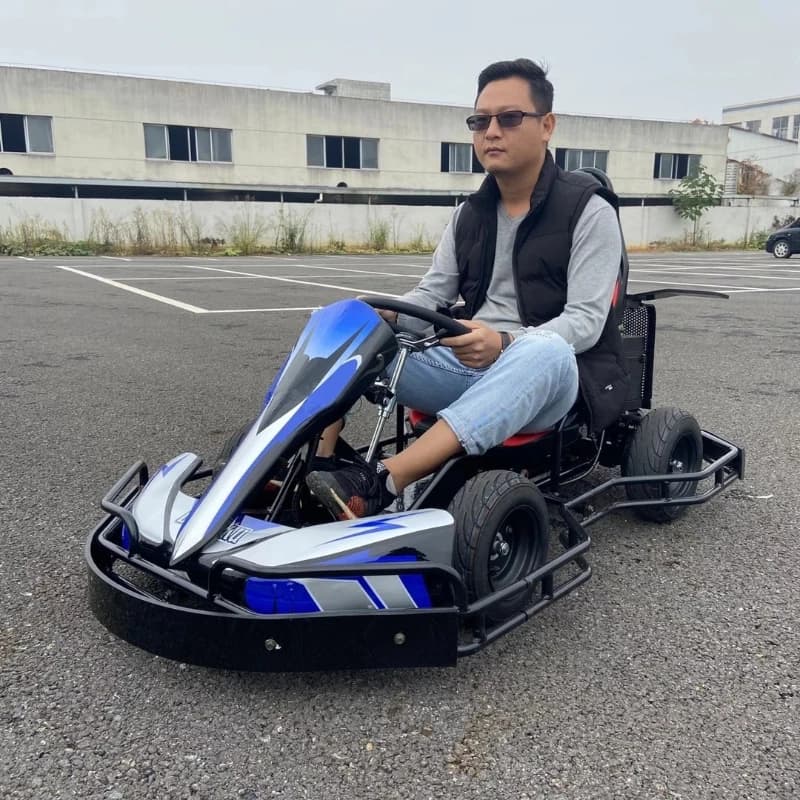 Arctic Days New Electric Kart Competitive Drift Racing Single Field, Bubble Kart 500W