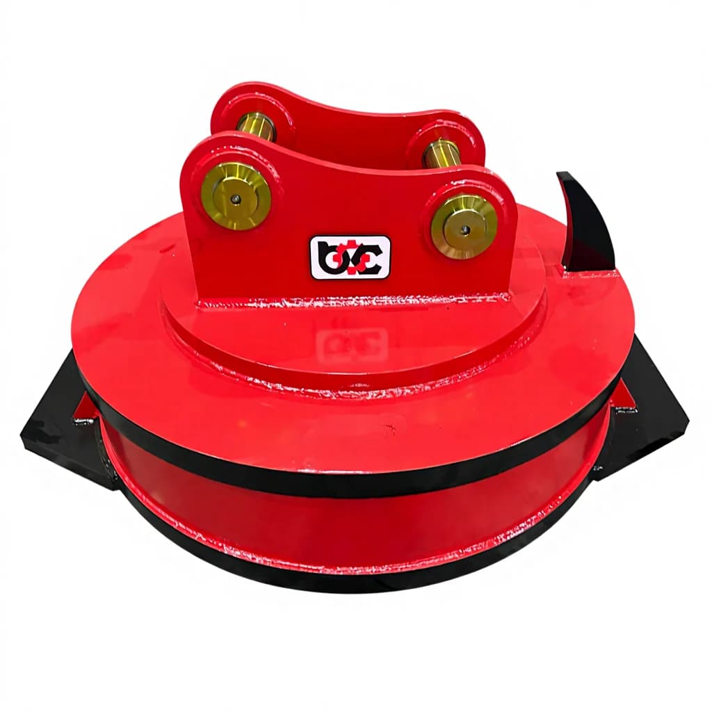 BOCHUANG Circular Electromagnetic Chuck 10-40 Ton Excavators Scrap Metal/Steel Lifting Suction Cups High-Strength Hydraulic 1