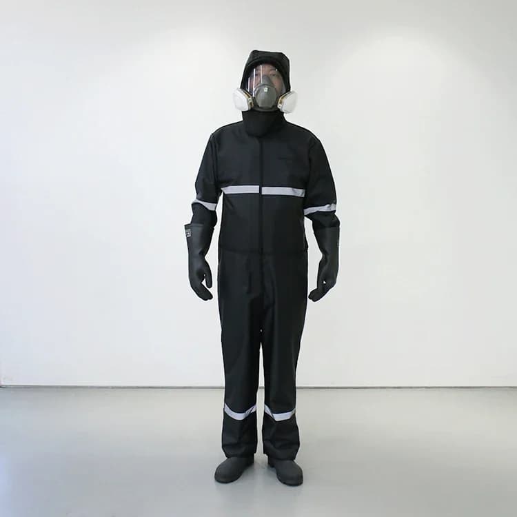 OEM Full Body Lead-Free Y-ray Protection Safety Clothing Suit Personal Nuclear Emergency Multi-Hazard Rubber Protective Gear
