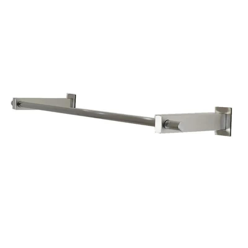 Clothing store hanging wall wall hanging display rack stainless steel brushed side hanger clothing clothes shelf display rack
