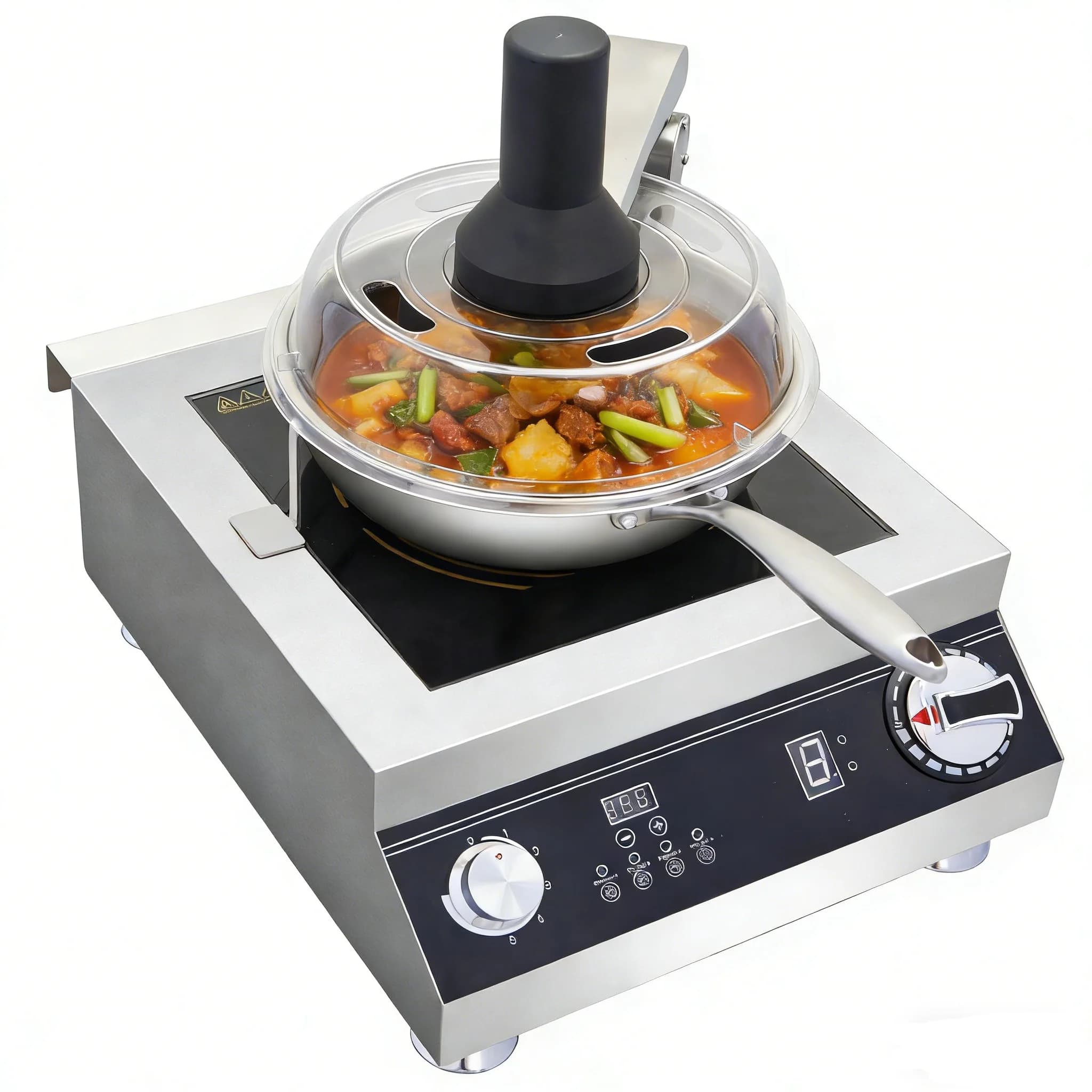 Commercial Home Table Tob Electric Automatic Stir Fry Frying Wok Cooking Kitchen Machine Restaurant Cooker Equipment