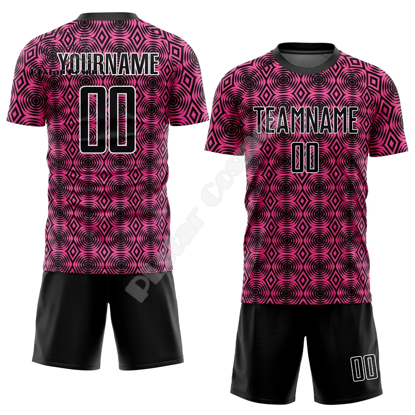 Custom Name Gradient Graffiti Soccer Jersey Football Suits 3DPrint Harajuku Summer Shirts Shorts Pants Combo Short Sleeves X14