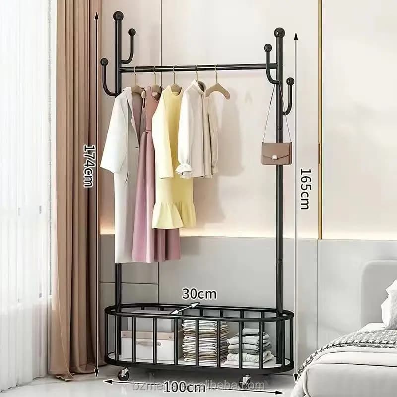 2023 High Quality Coat Hanger Stand Coat Rack  Standing Combined Type Coat Standpromote sales