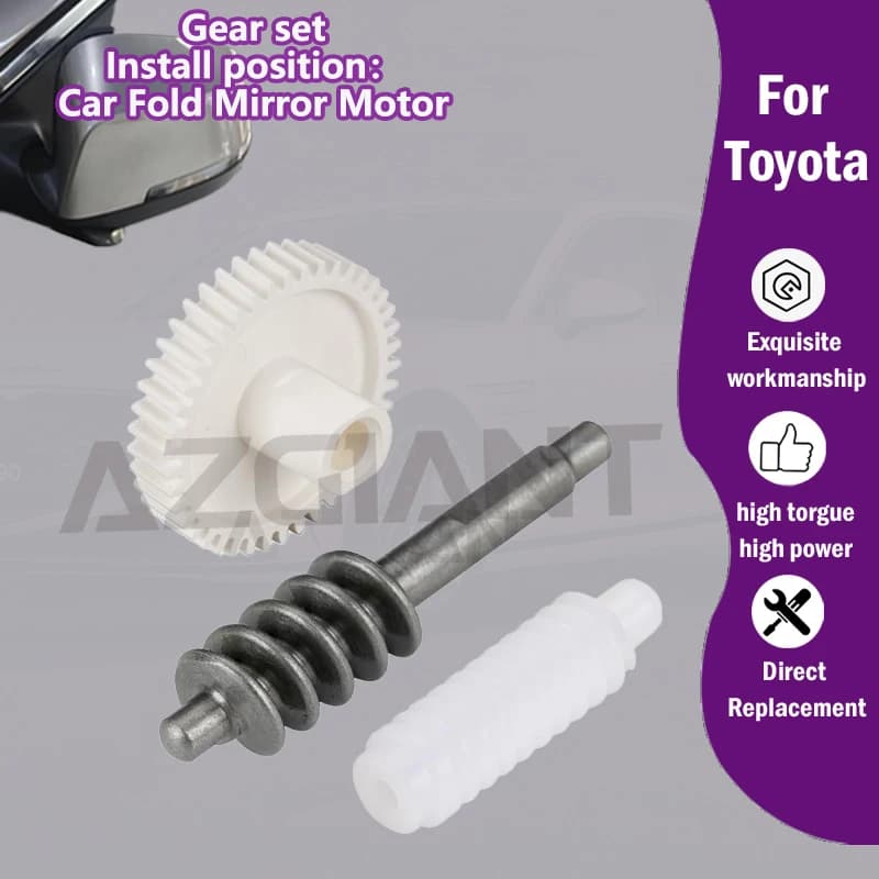 AZGIANT Car Power folding side view mirror Motor 42T gear For Toyota Corolla MK12(European/US)/Corolla Sport/RAV4 XA50 MK5/C-HR