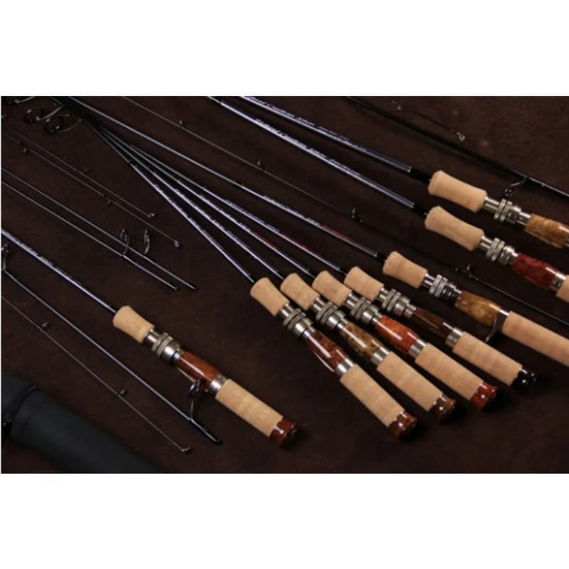 Two sections and three sections Luya rod, micro-object trout horse mouth army fish fishing rod handmade