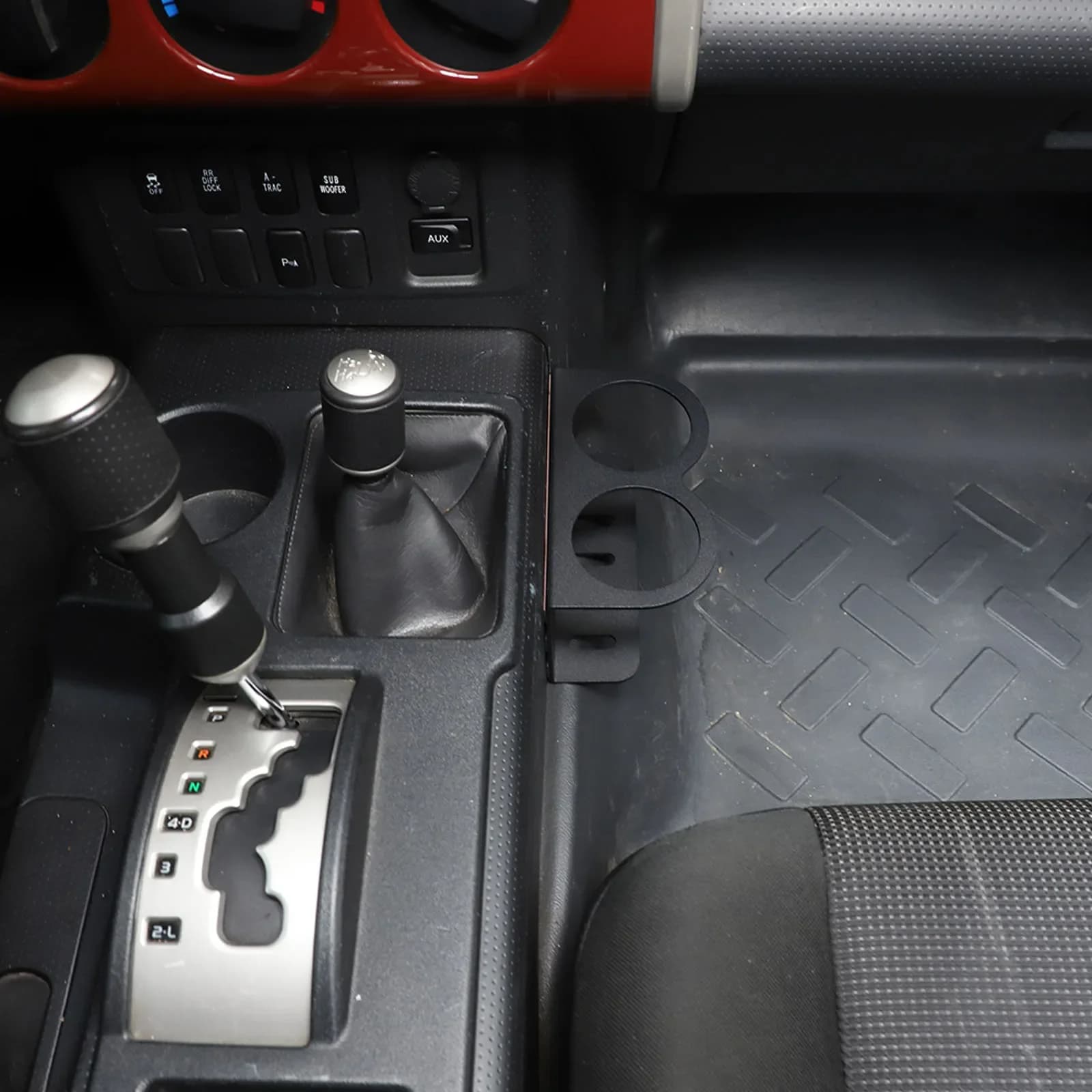 For Toyota FJ Cruiser 2007-2021 Aluminum Alloy Co-Pilot Water Cup Holder Organizer Car Interior Accessories